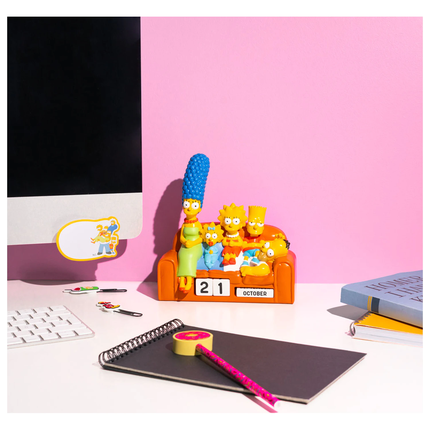 The Simpsons 3D perpetual calendar product photo