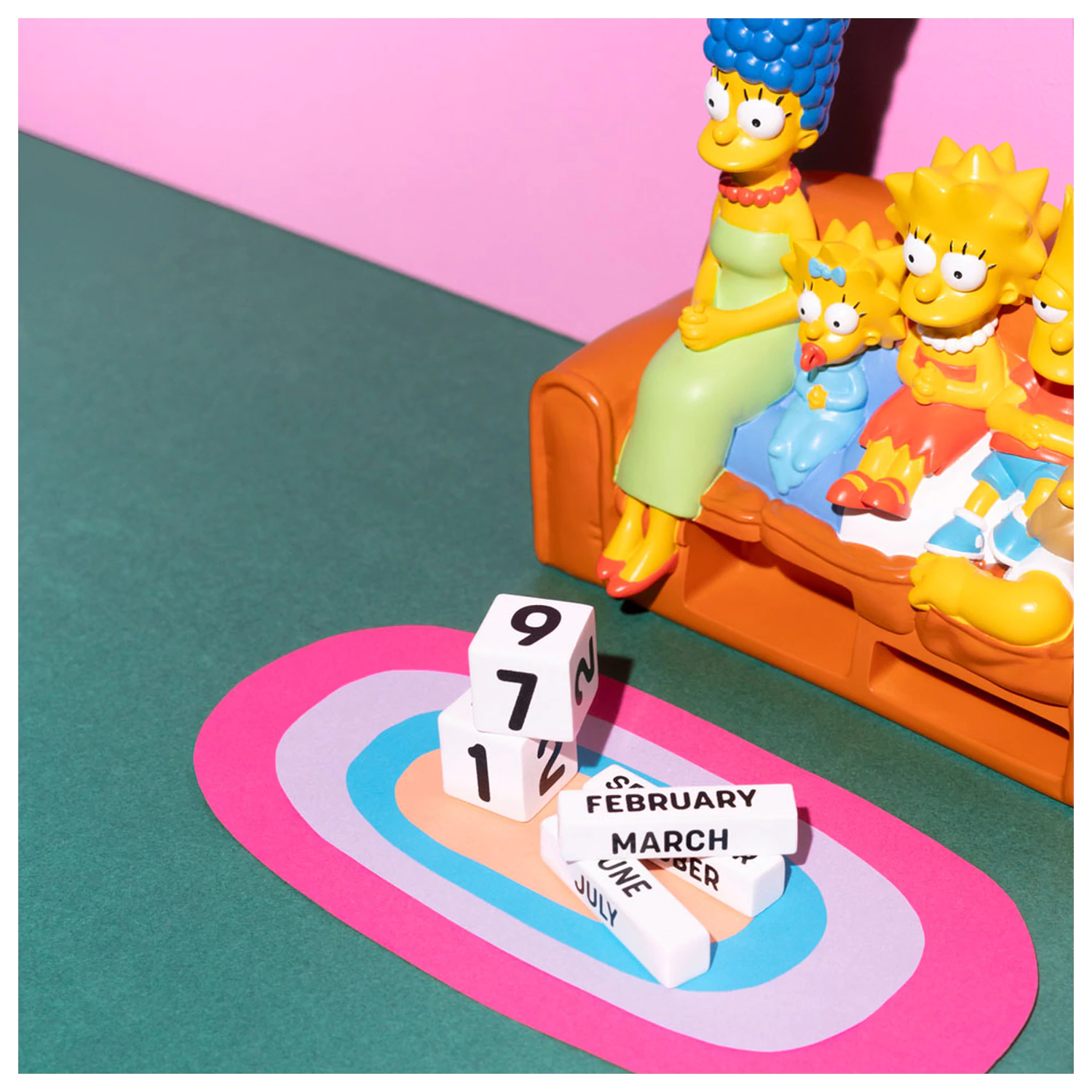 The Simpsons 3D perpetual calendar product photo