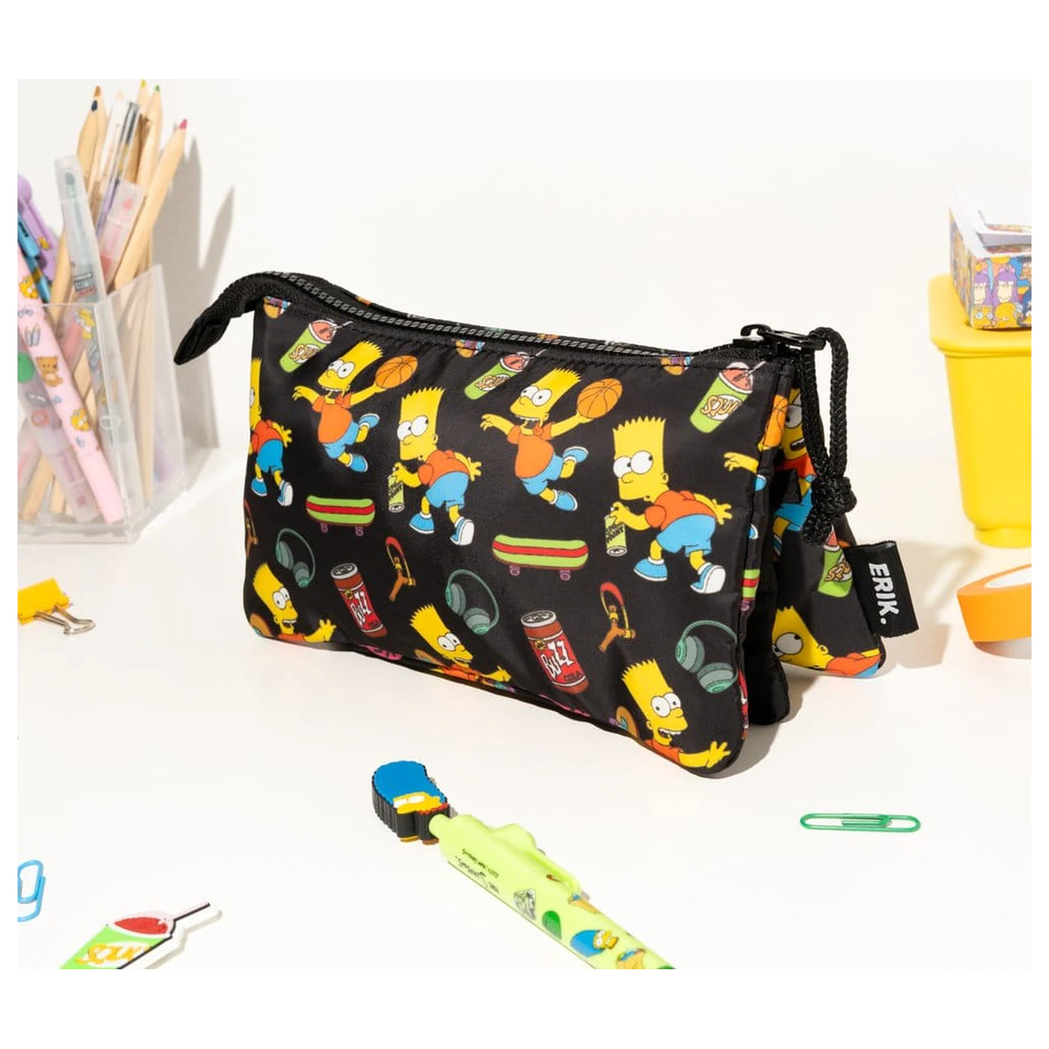 The Simpsons Triple Pencil Case Bart product photo