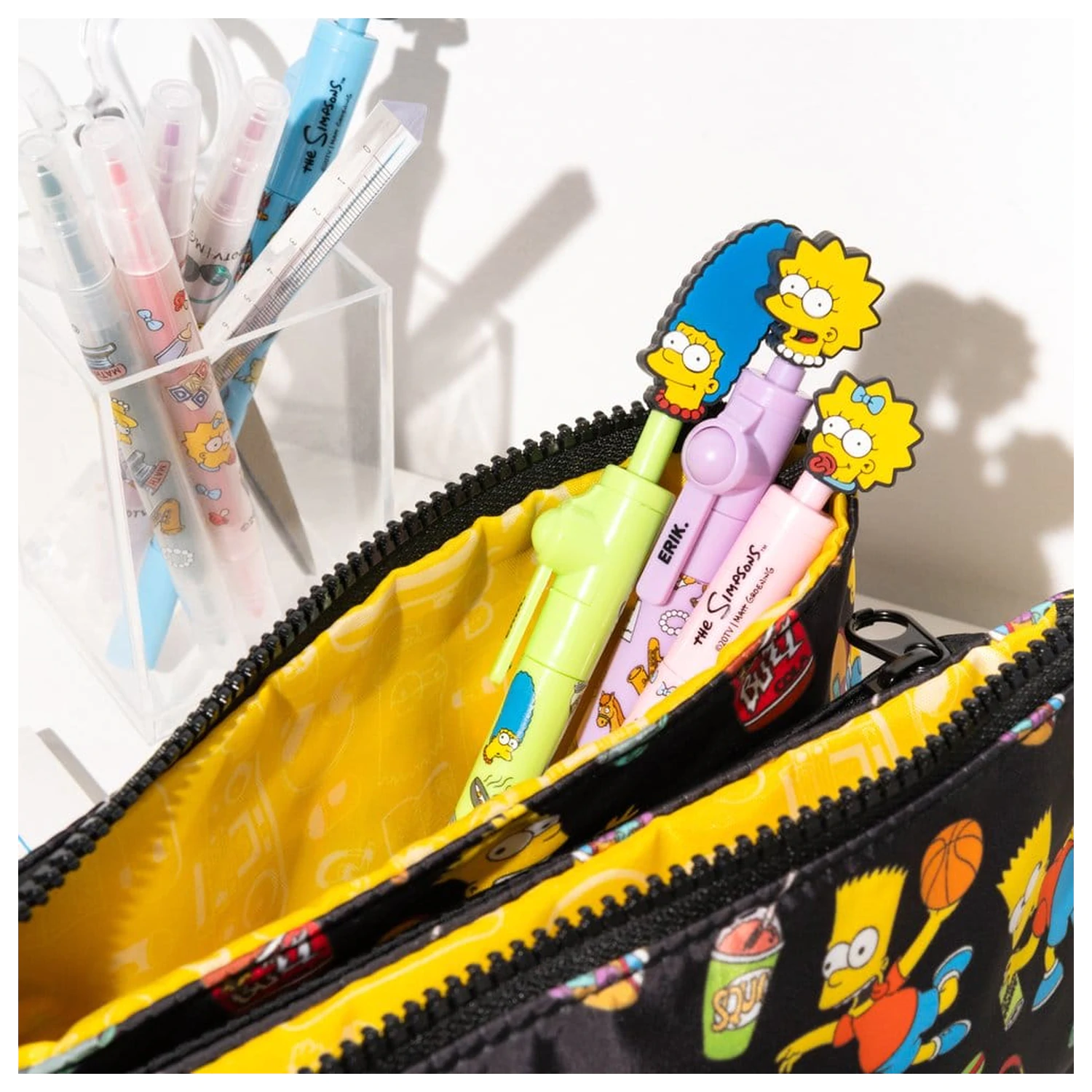 The Simpsons Triple Pencil Case Bart product photo