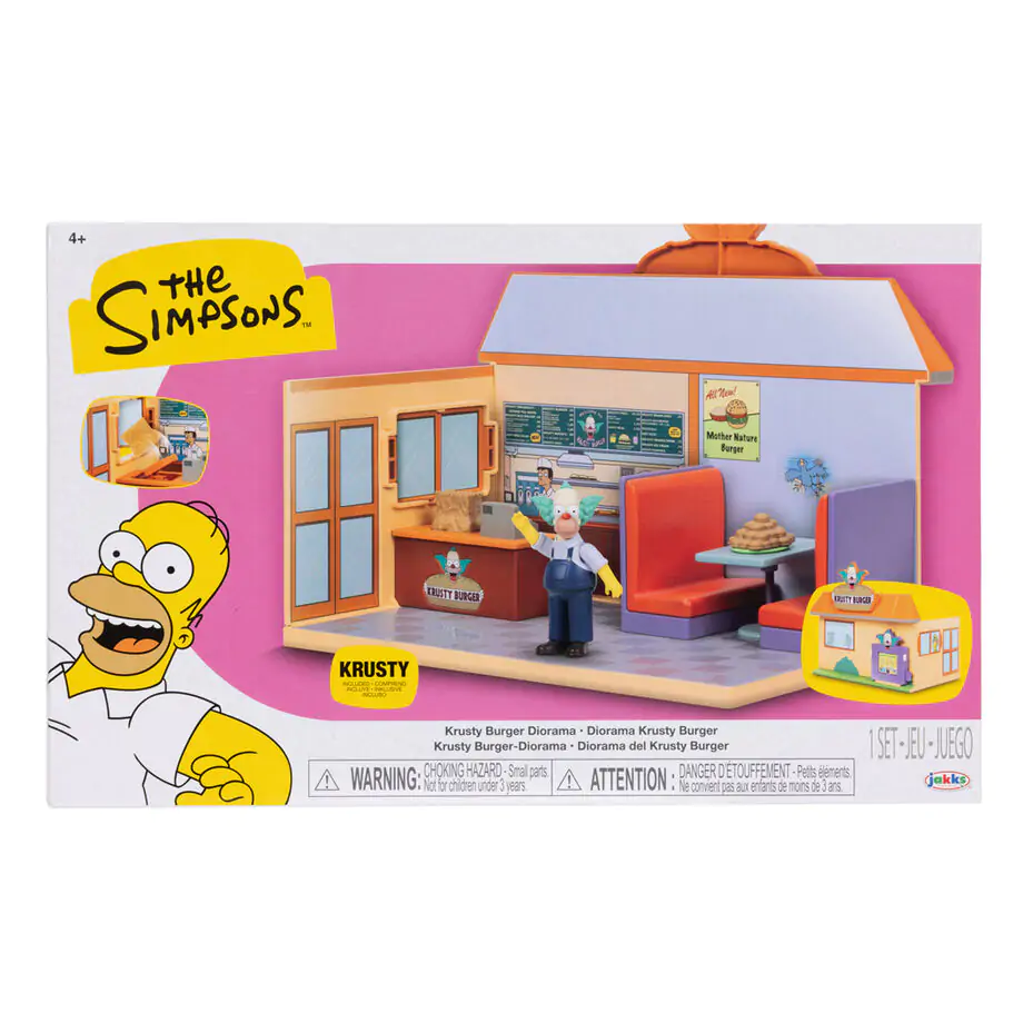 The Simpsons Burger Krusty playset product photo