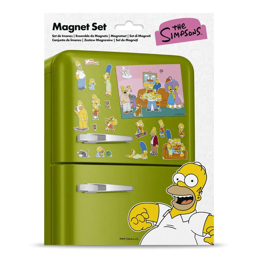 The Simpsons Die-cut magnet set product photo