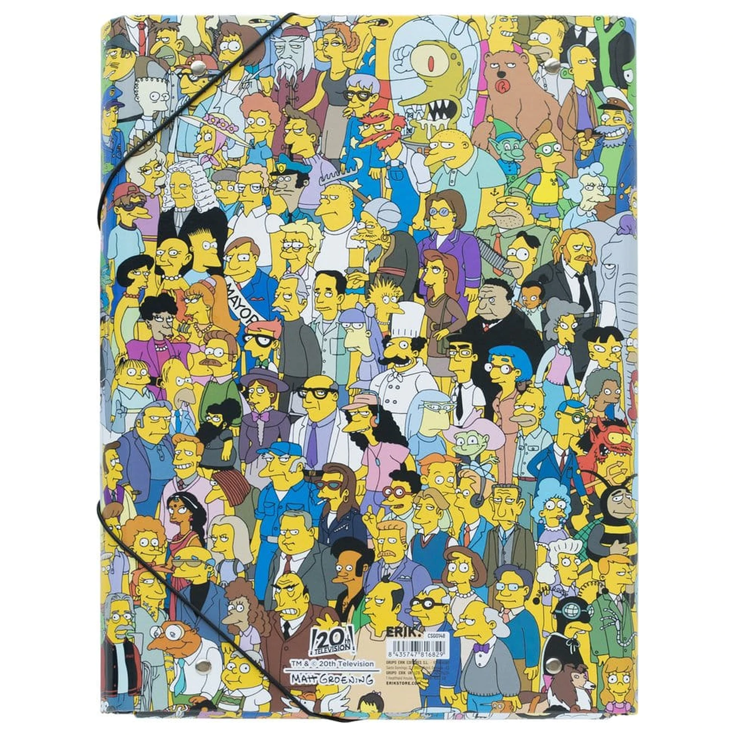 The Simpsons Elasticated Folder 34 x 26 cm product photo