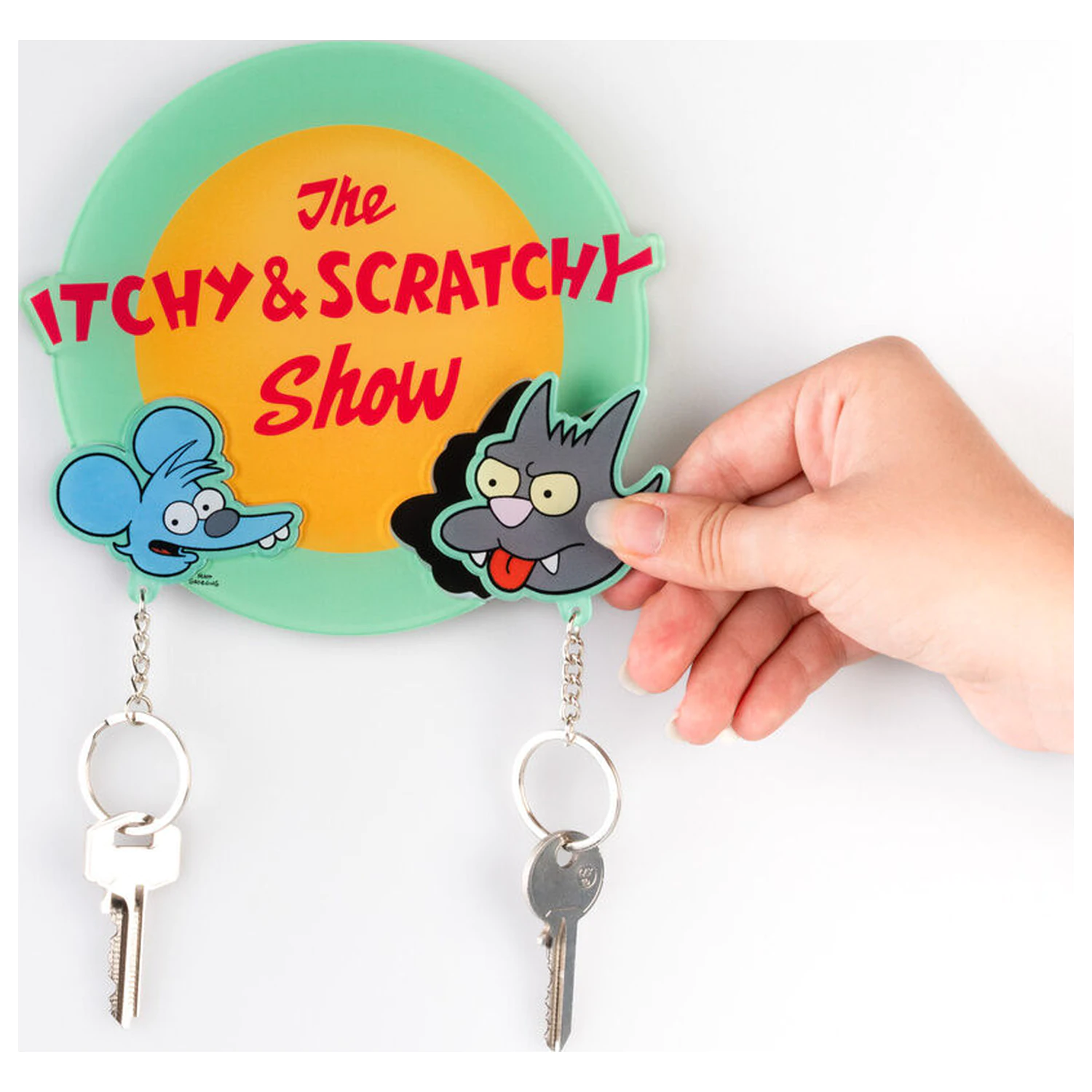 The Simpsons key hanger with keyring product photo