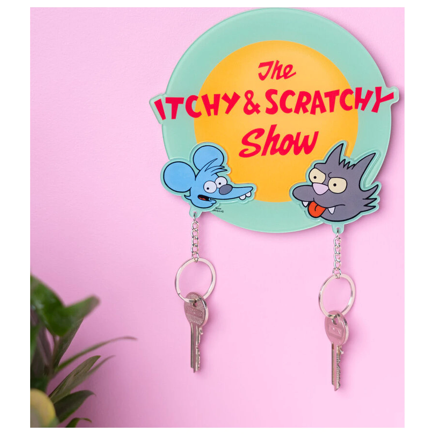 The Simpsons key hanger with keyring product photo