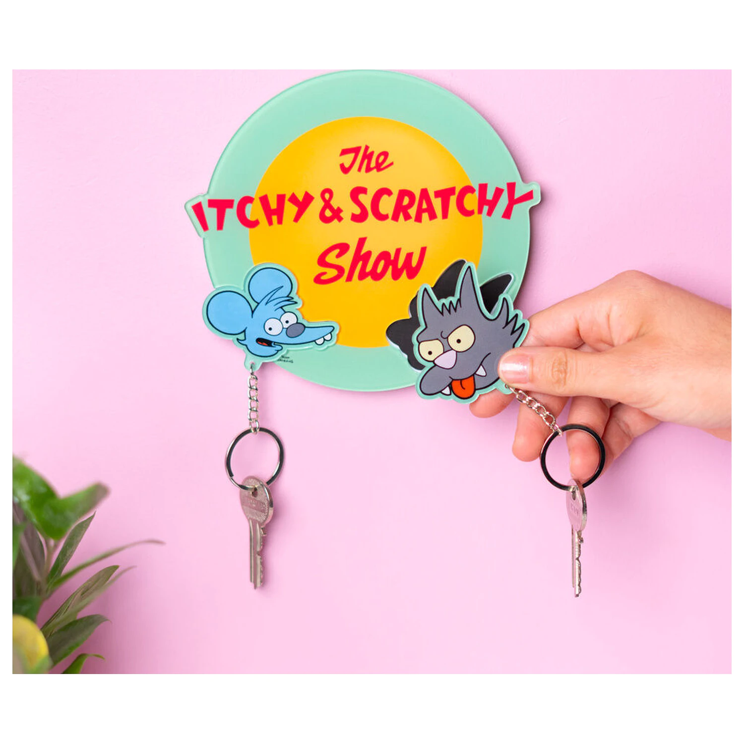 The Simpsons key hanger with keyring product photo