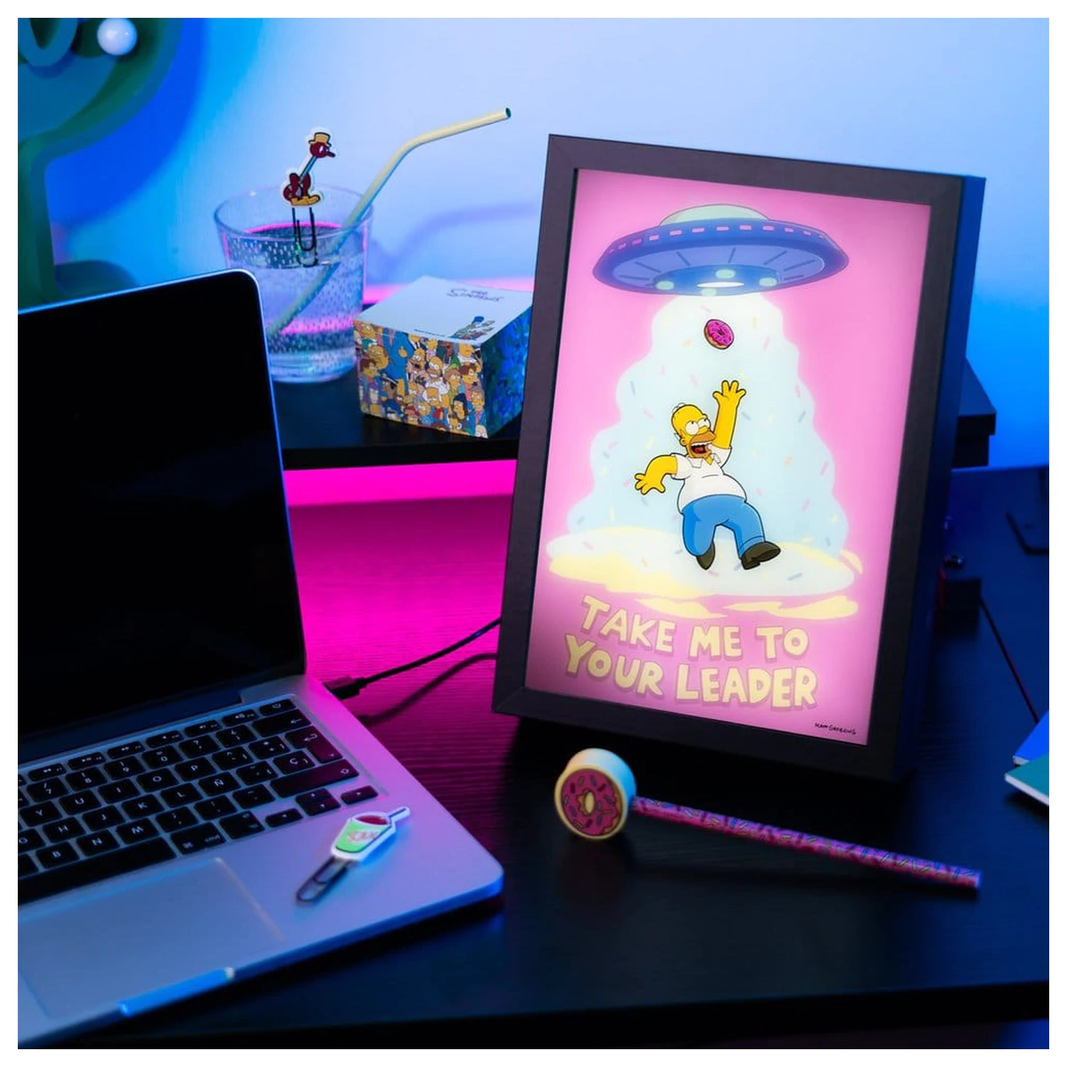 The Simpsons Framed LED Poster 20 x 28 cm product photo