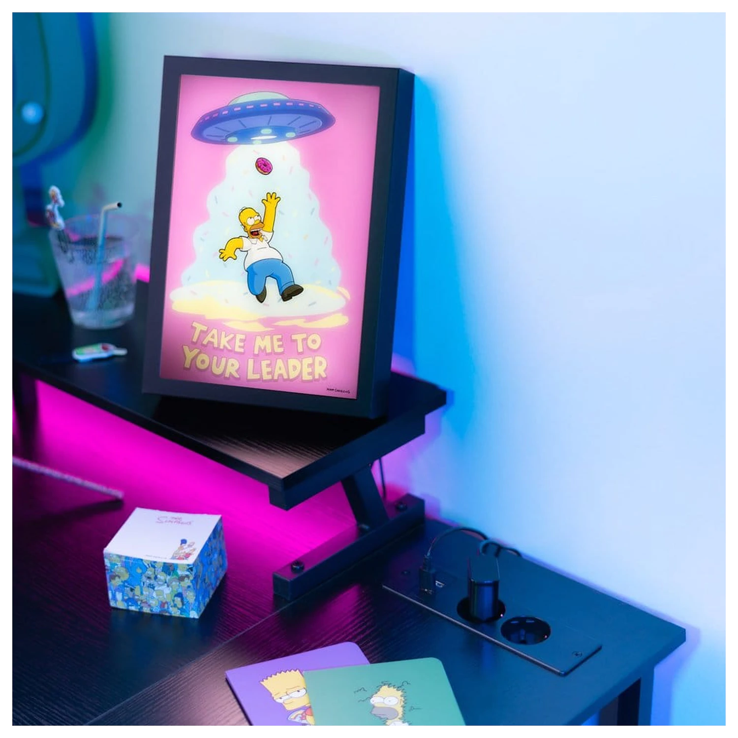 The Simpsons Framed LED Poster 20 x 28 cm product photo