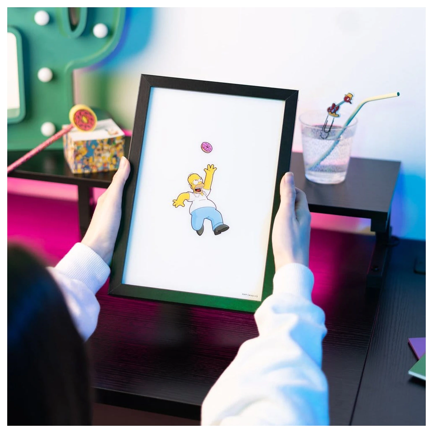 The Simpsons Framed LED Poster 20 x 28 cm product photo