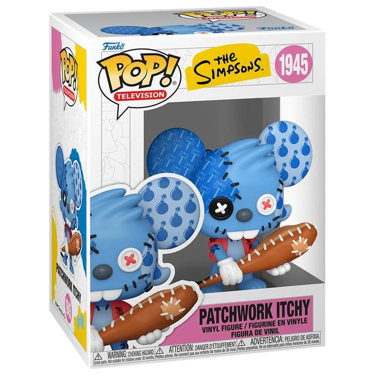 The Simpsons Funko POP! Animation Vinyl Figure Itchy Patchwork 9 cm product photo