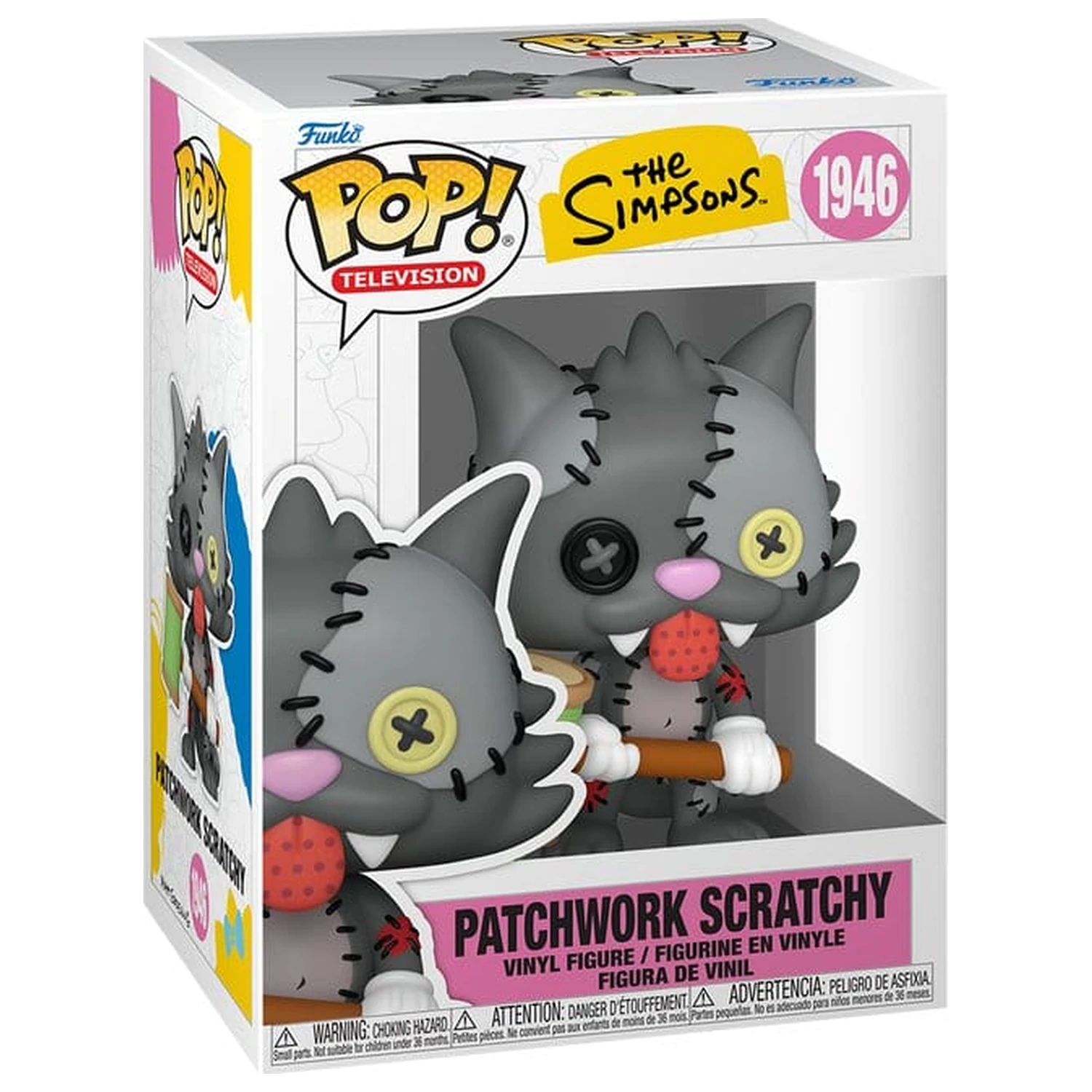 The Simpsons Funko POP! Animation Vinyl Figure Scratchy Patchwork 9 cm product photo