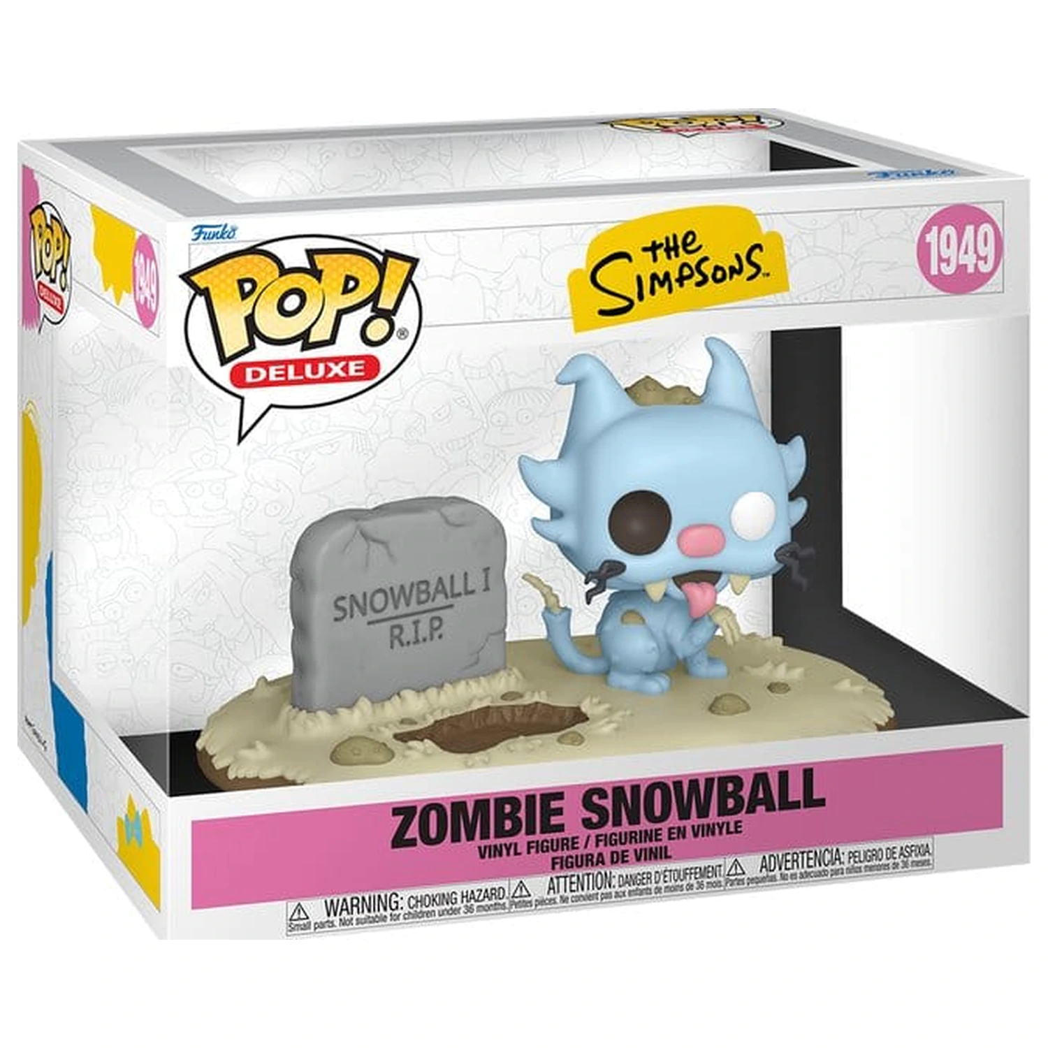 The Simpsons Funko POP! Deluxe Vinyl Figure Zombie Snowball  product photo