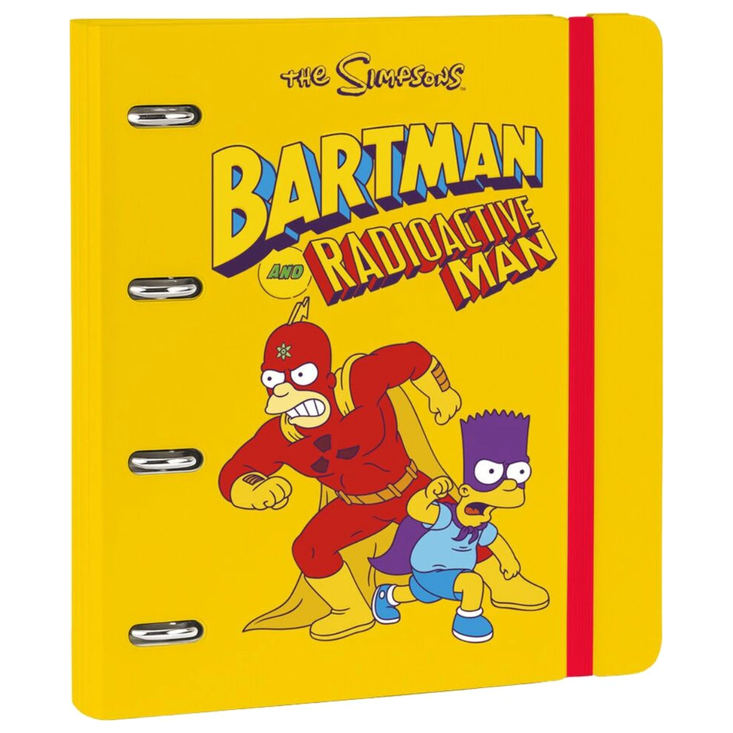 The Simpsons 4 ring folder product photo