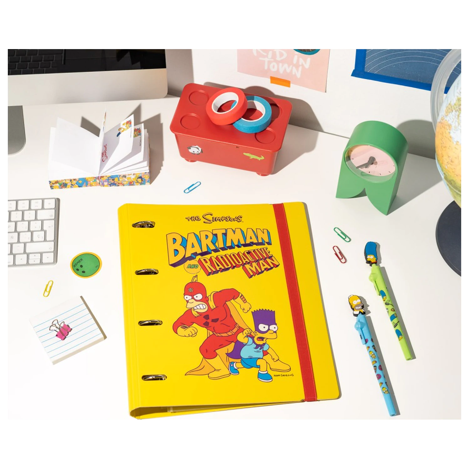 The Simpsons 4 ring folder product photo