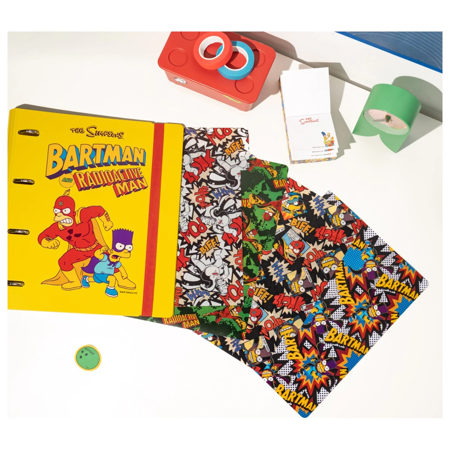 The Simpsons 4 ring folder product photo