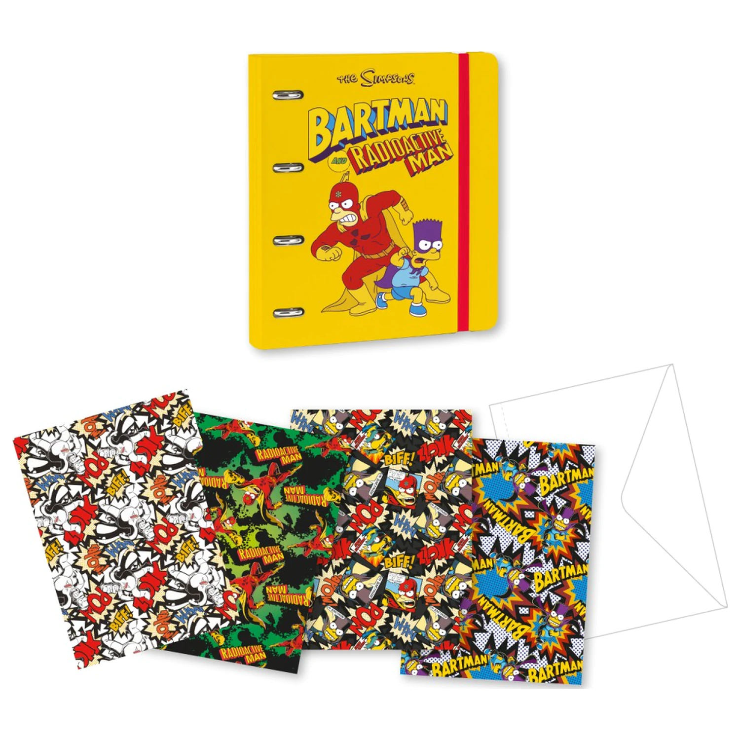 The Simpsons 4 ring folder product photo