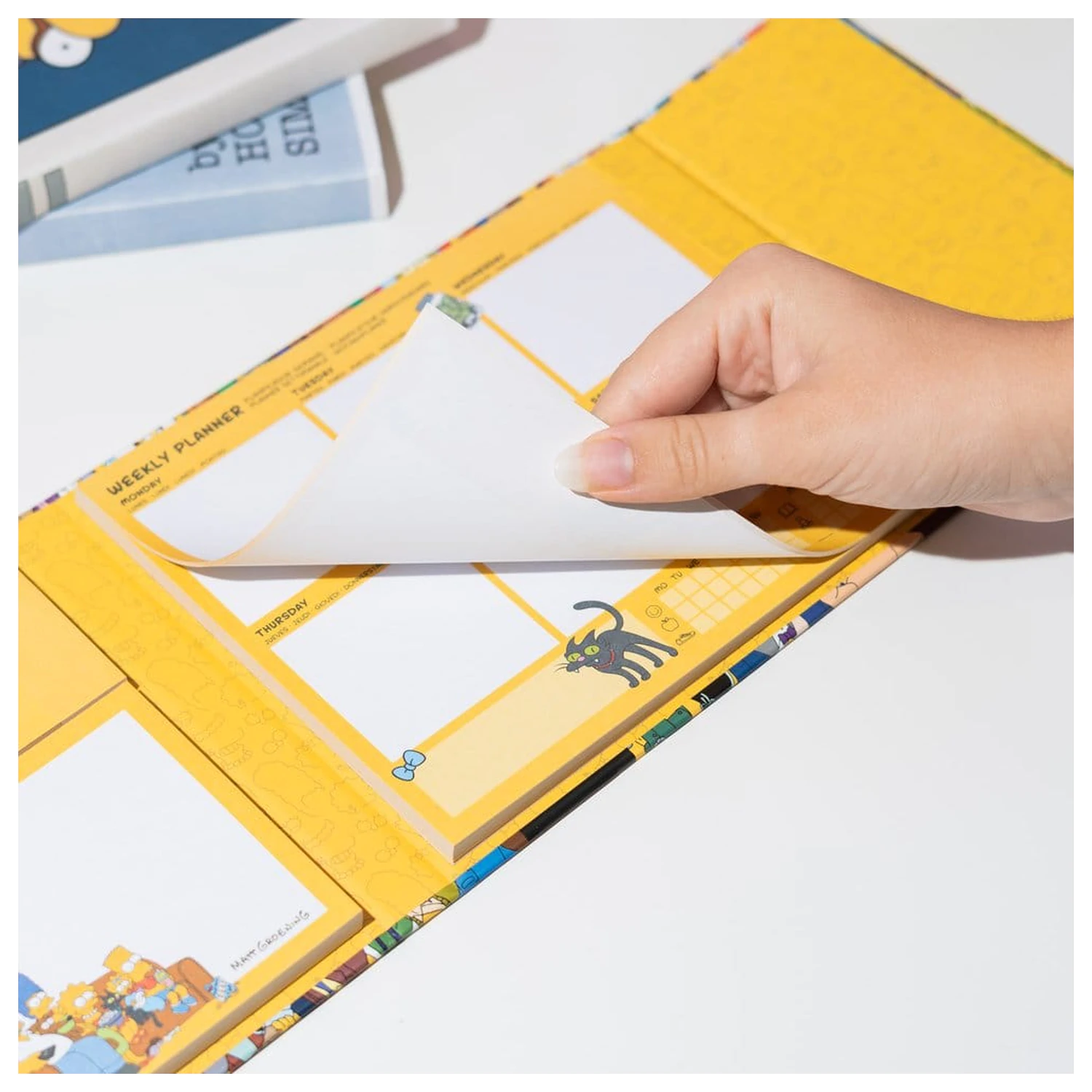 The Simpsons Weekly Planner with Sticky Notes 19 x 17 cm product photo