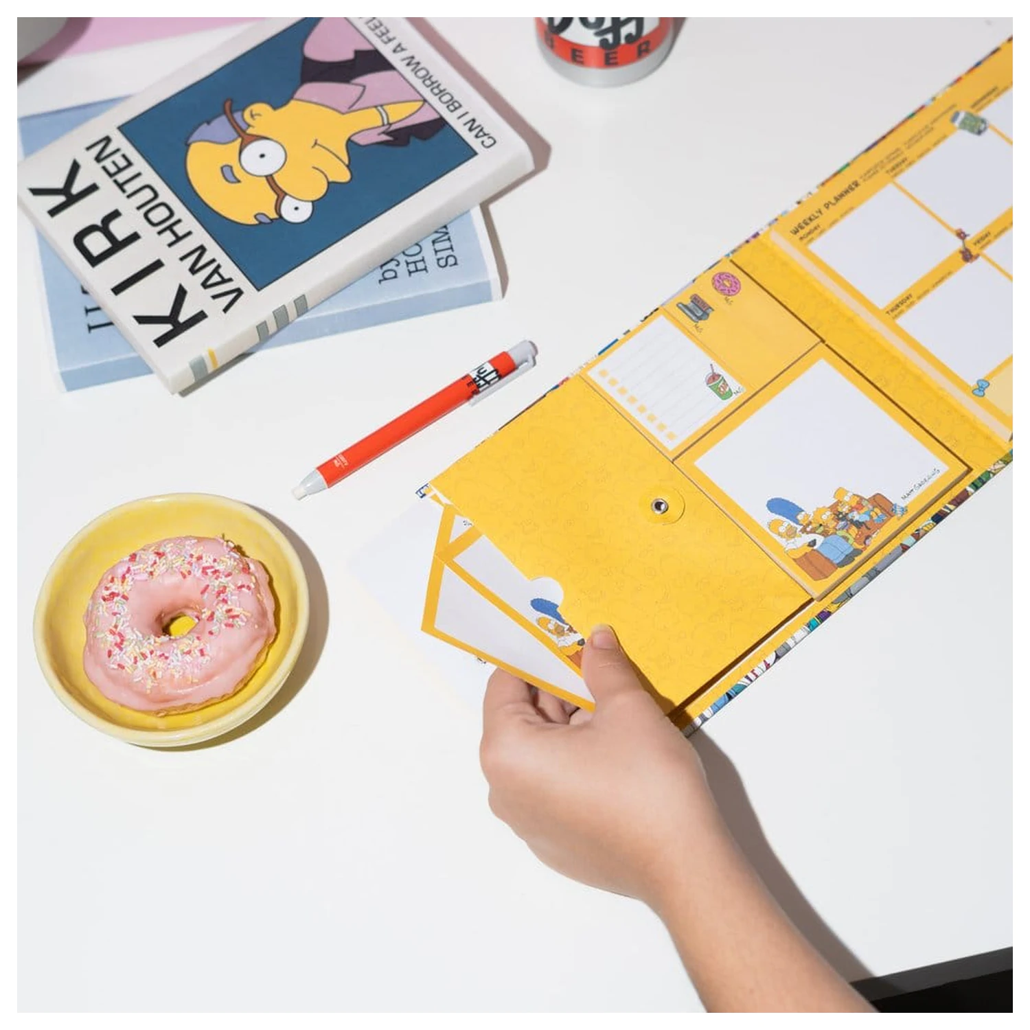 The Simpsons Weekly Planner with Sticky Notes 19 x 17 cm product photo