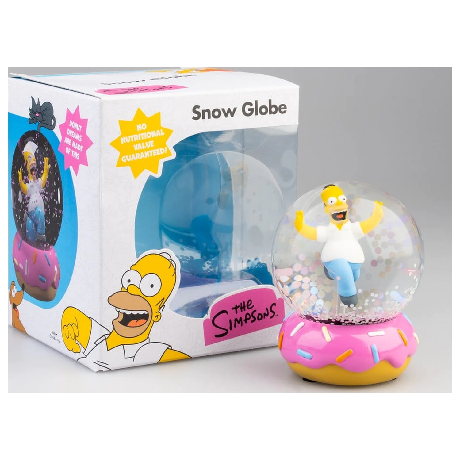 The Simpsons Snow Globe Homer Simpson Donut 10 cm product photo