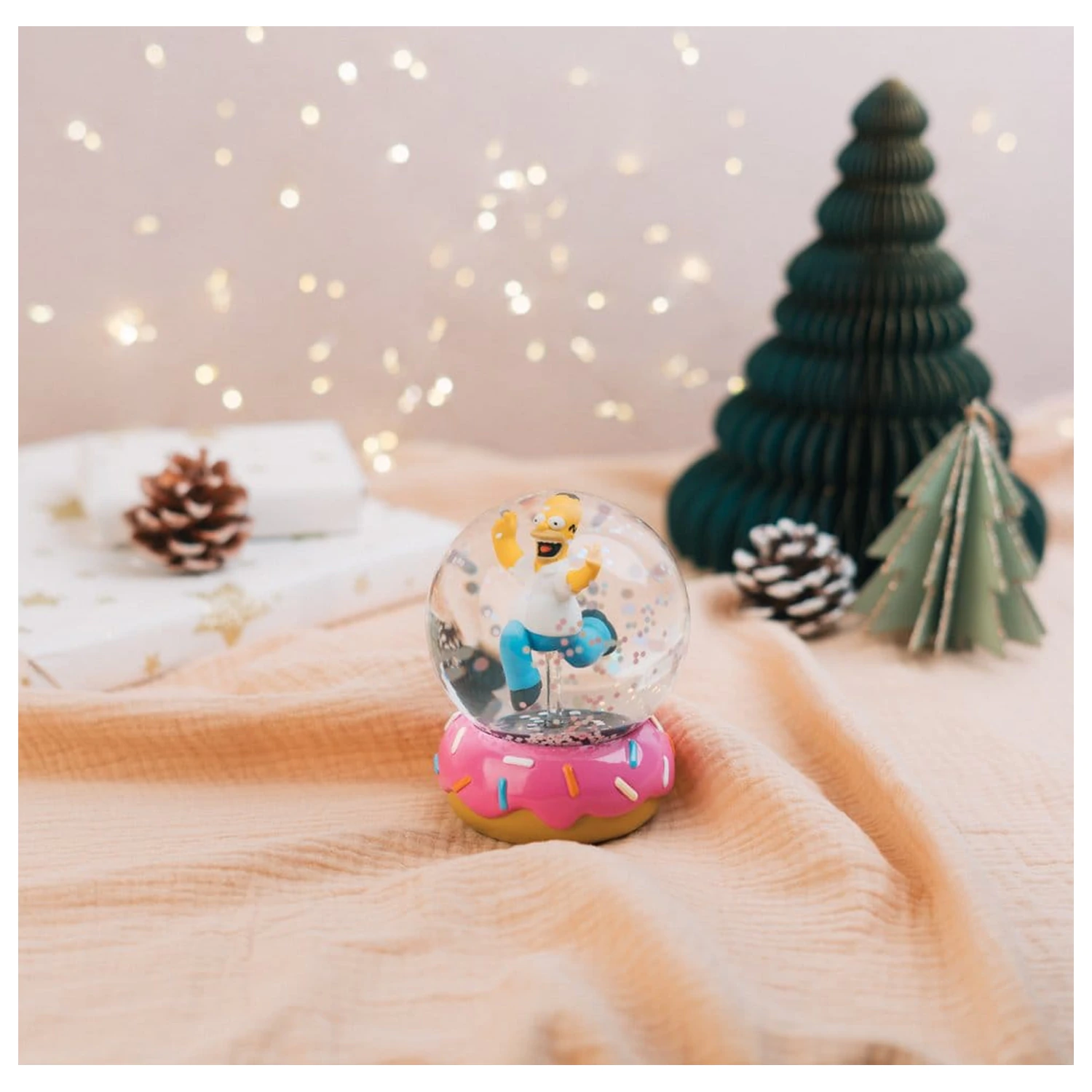The Simpsons Snow Globe Homer Simpson Donut 10 cm product photo