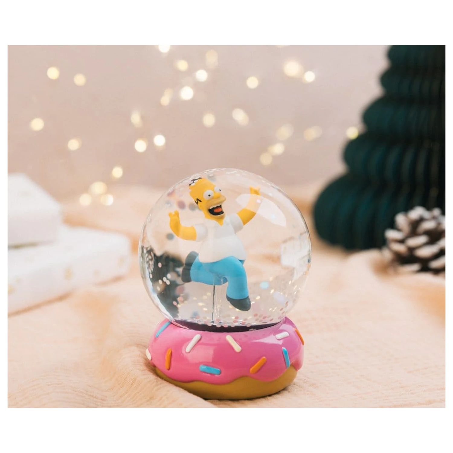 The Simpsons Snow Globe Homer Simpson Donut 10 cm product photo
