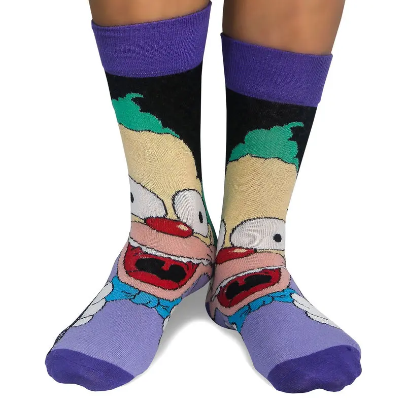 The Simpsons Krusty the Clown 2 pack assorted socks product photo