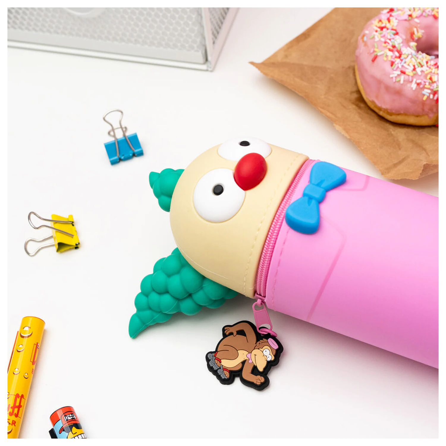 The Simpsons Krusty the Clown 3D pencil case product photo