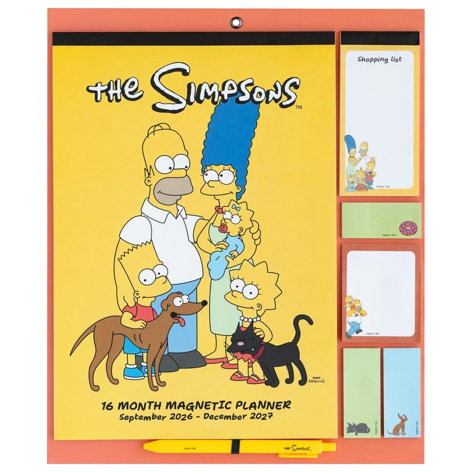 The Simpsons Magnetic Planner 2026/27 30 x 35 cm product photo