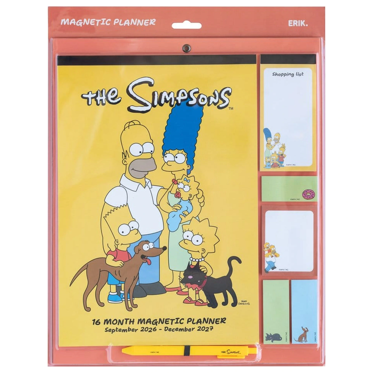 The Simpsons Magnetic Planner 2026/27 30 x 35 cm product photo