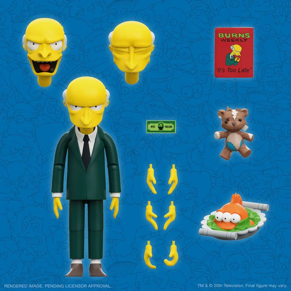 The Simpsons Ultimates Action Figure C. Montgomery Burns 18 cm product photo