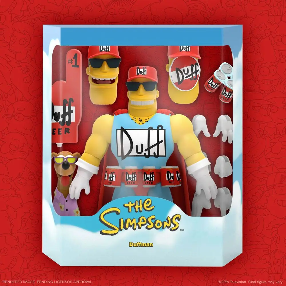 The Simpsons Ultimates Action Figure Duffman 18 cm termékfotó