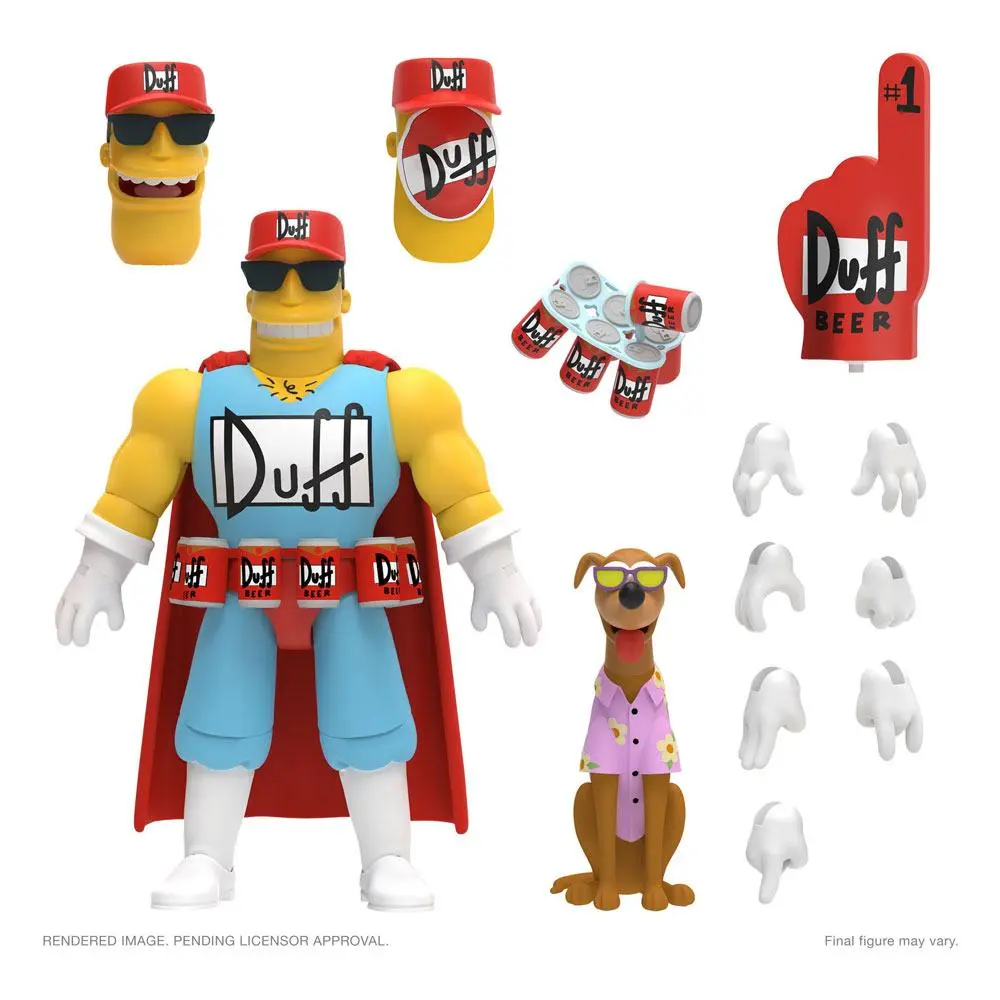 The Simpsons Ultimates Action Figure Duffman 18 cm product photo