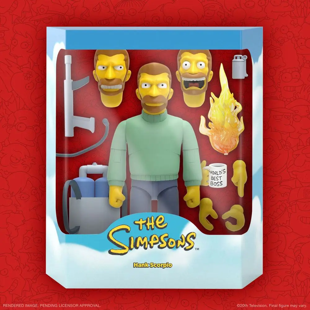 The Simpsons Ultimates Action Figure Hank Scorpio 18 cm termékfotó