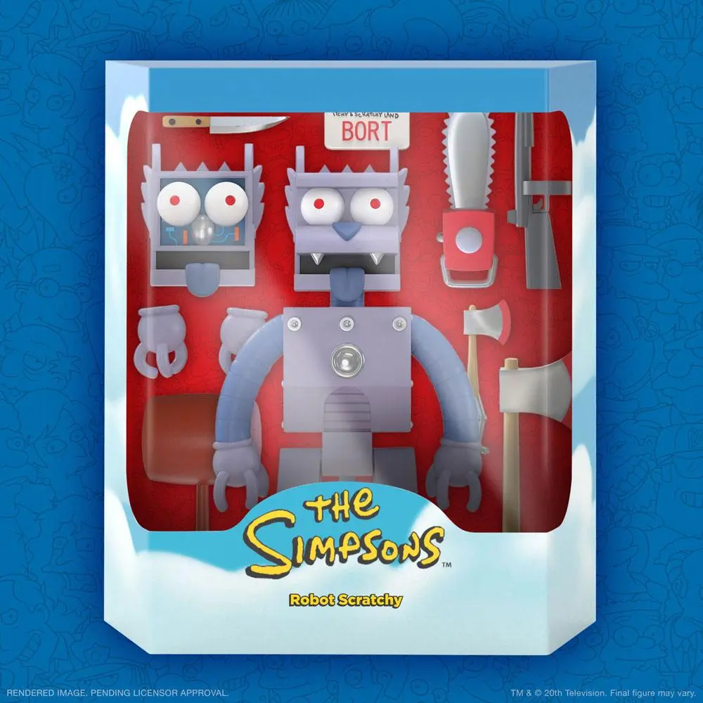 The Simpsons Ultimates Action Figure Robot Scratchy 18 cm termékfotó