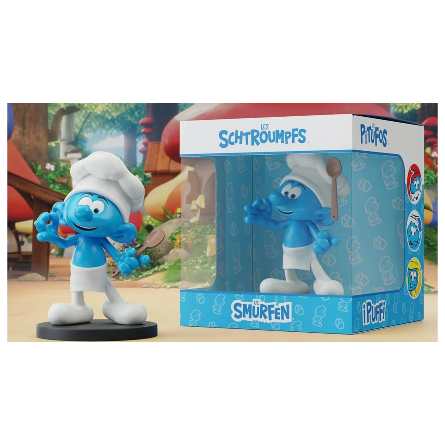 The Smurfs Statue Chef Smurf 12 cm product photo