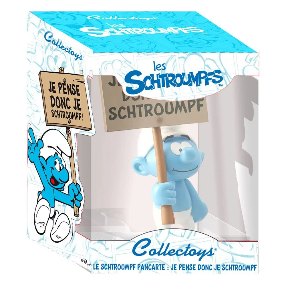 The Smurfs Collector Collection Statue Smurf wit a Sign 18 cm *French Version* product photo