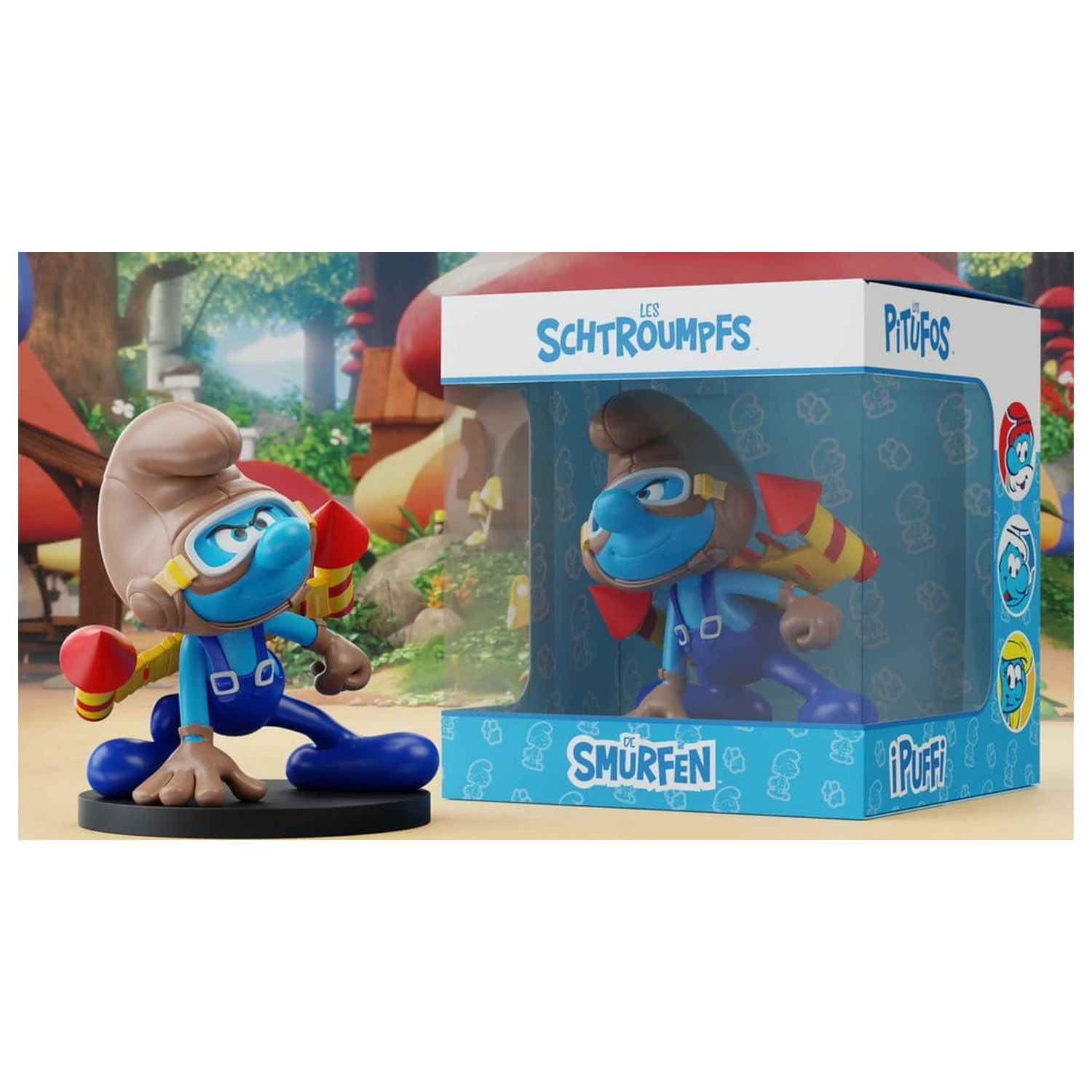 The Smurfs Statue Jetpack Smurf 10 cm product photo