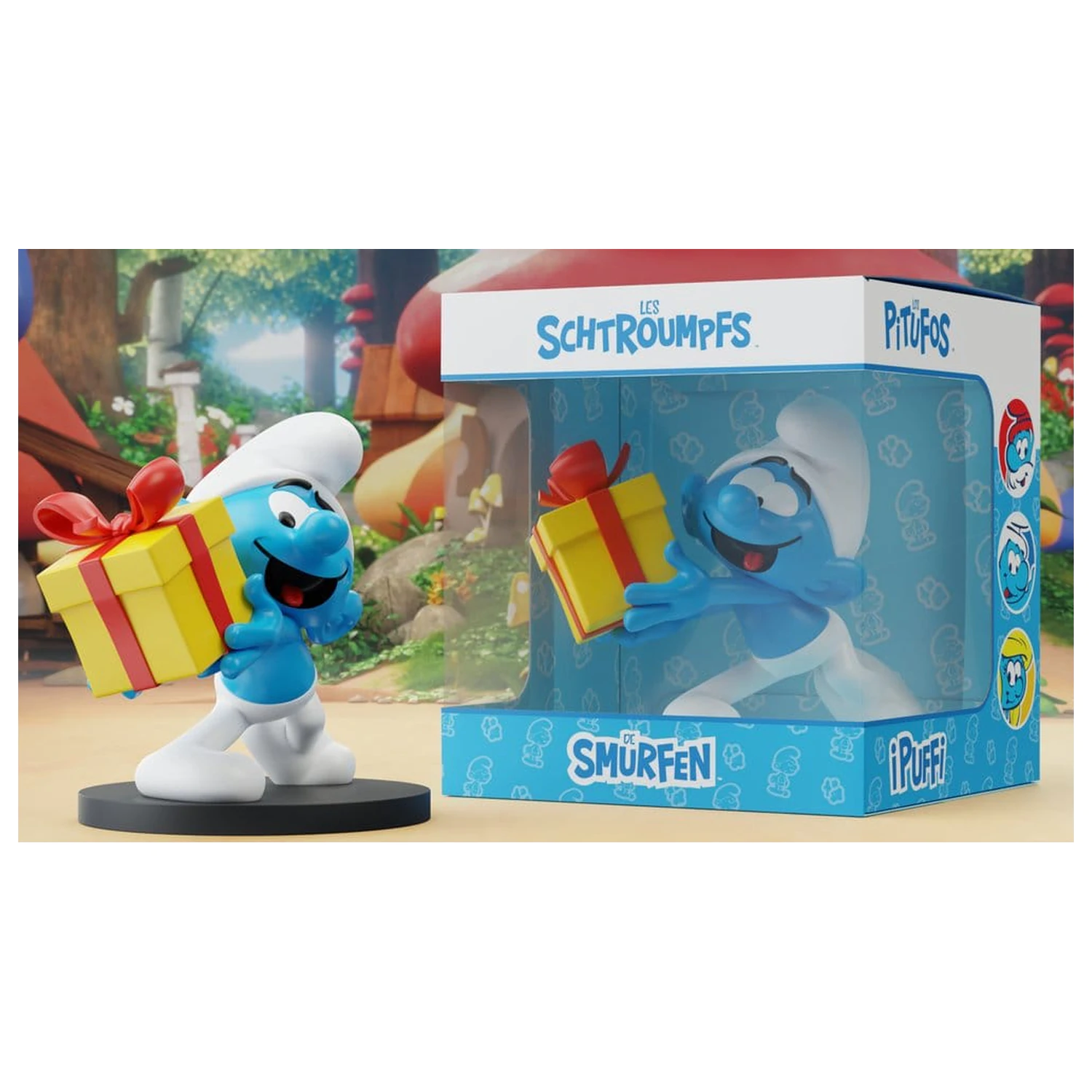 The Smurfs Statue Jokey Smurf with Gift 10 cm product photo