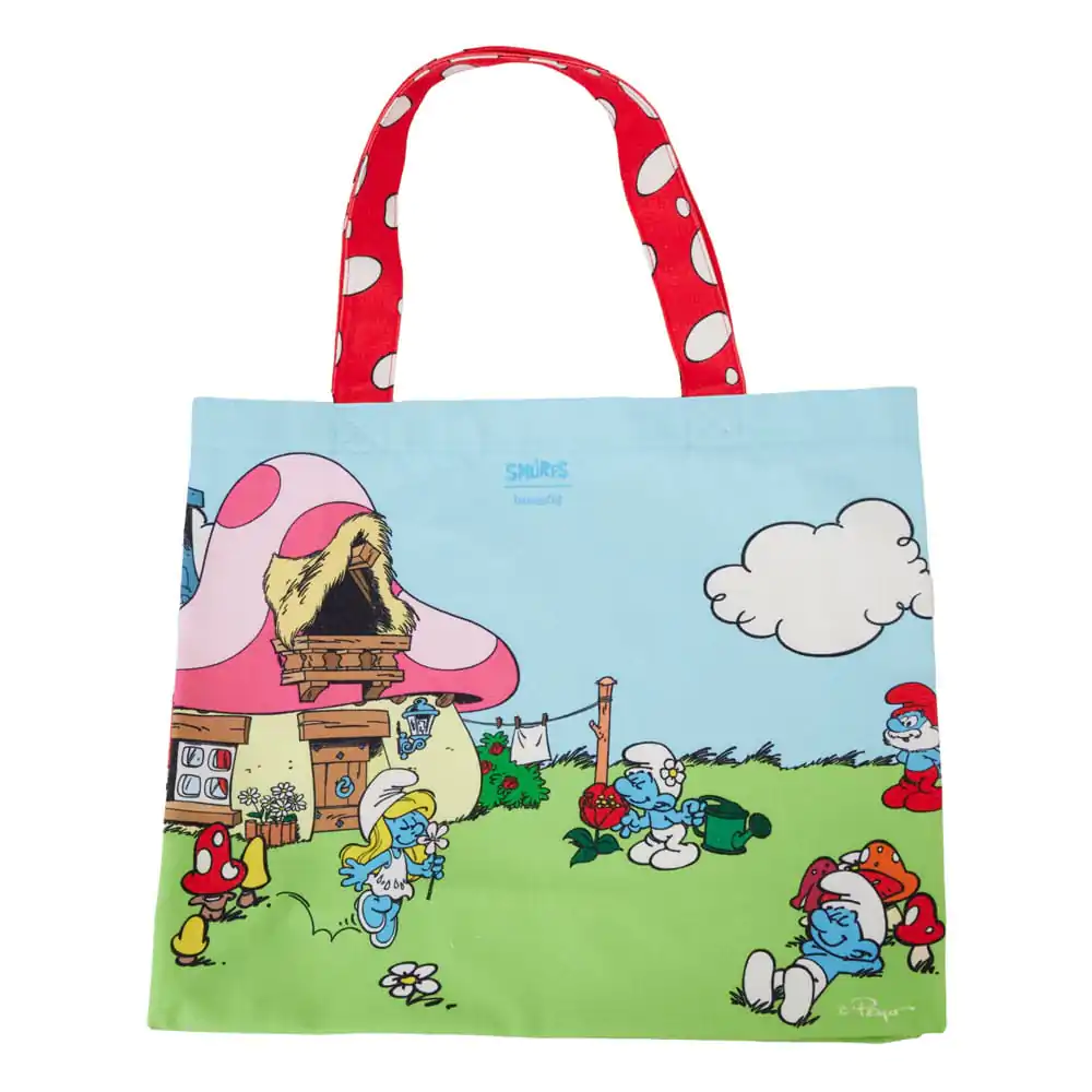 The Smurfs by Loungefly Canvas Tote Bag Village Life termékfotó
