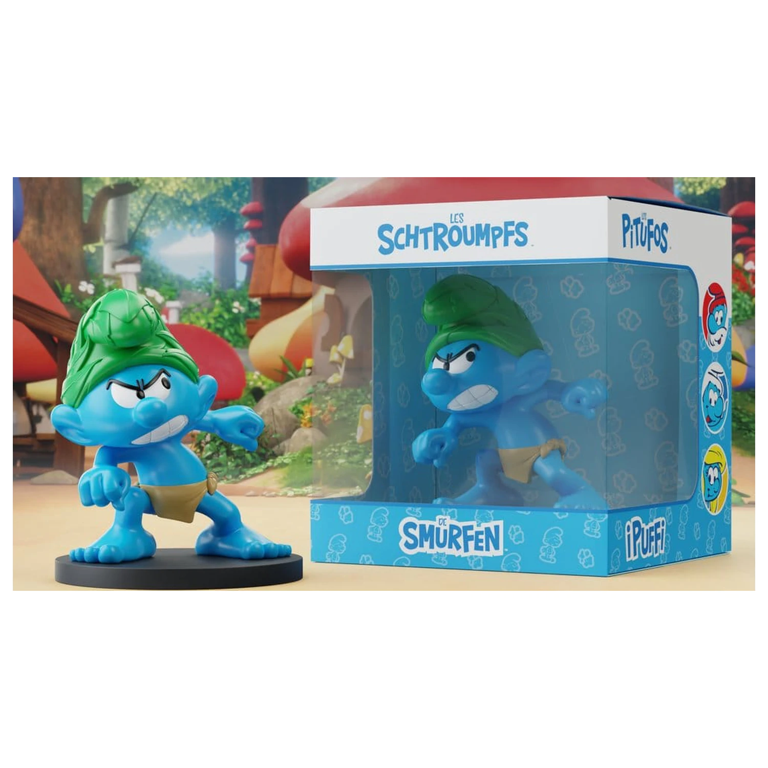 The Smurfs Statue Wild Smurf 10 cm product photo