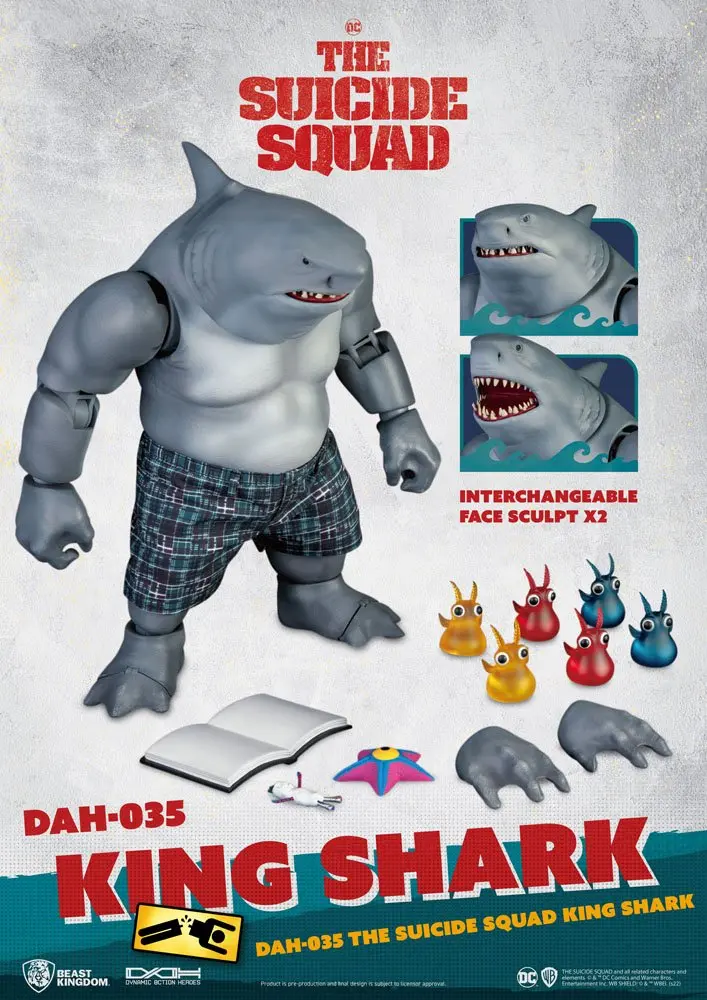 The Suicide Squad Dynamic 8ction Heroes Action Figure 1/9 King Shark 21 cm product photo