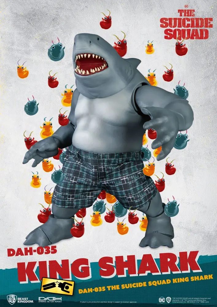 The Suicide Squad Dynamic 8ction Heroes Action Figure 1/9 King Shark 21 cm product photo
