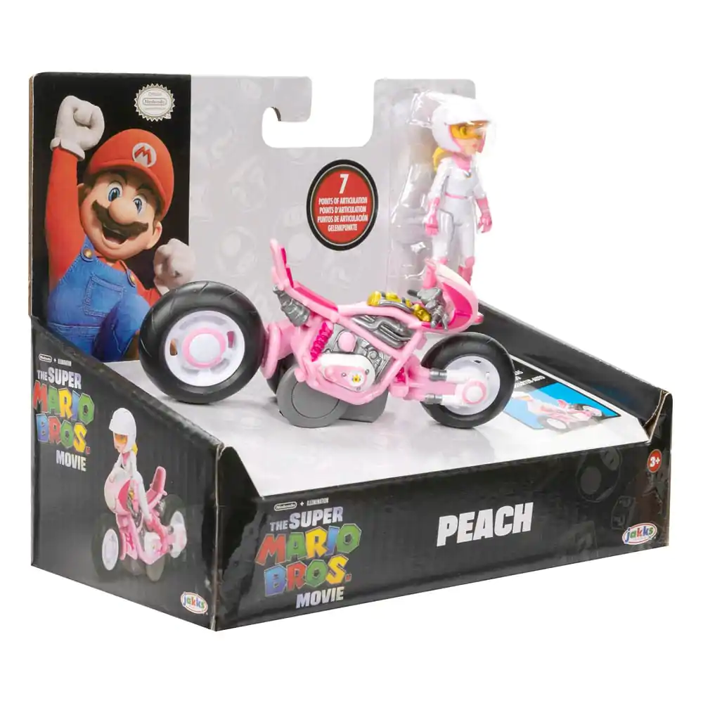 The Super Mario Bros. Movie Action Figure Peach with Racer 13 cm product photo