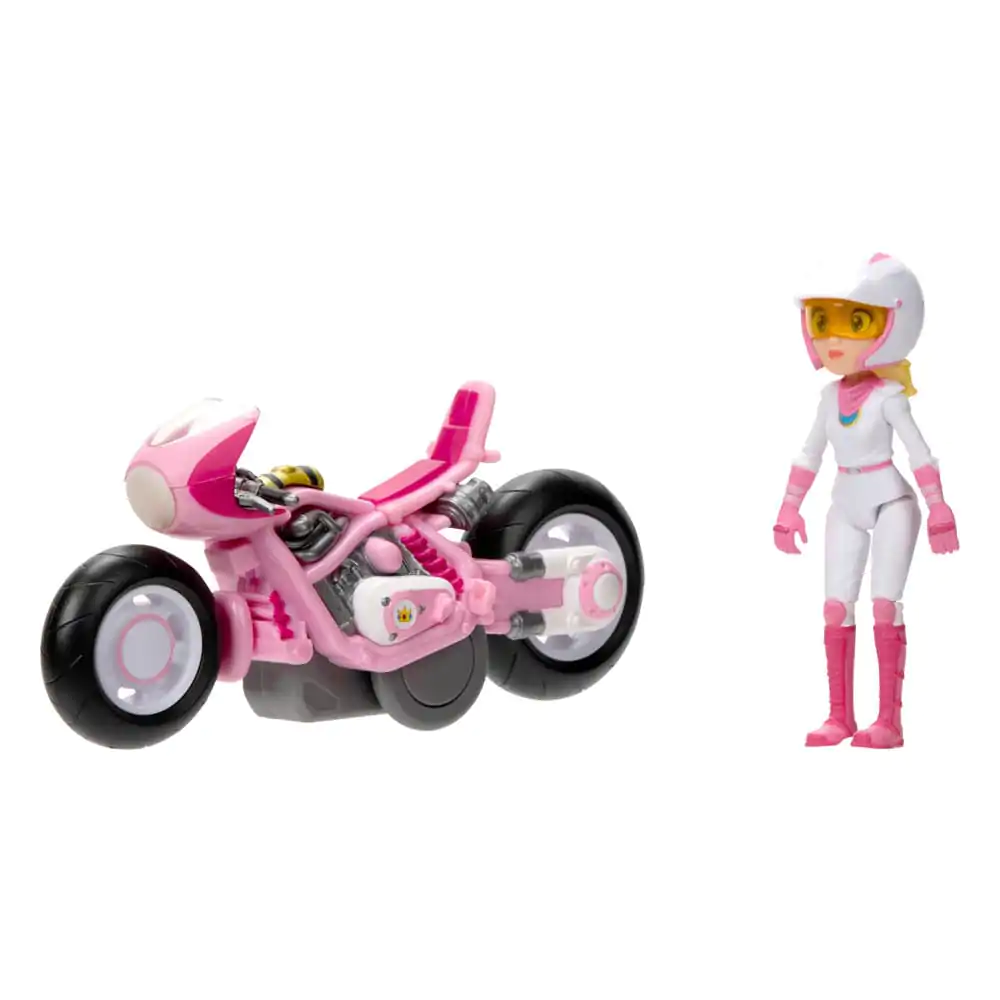 The Super Mario Bros. Movie Action Figure Peach with Racer 13 cm product photo