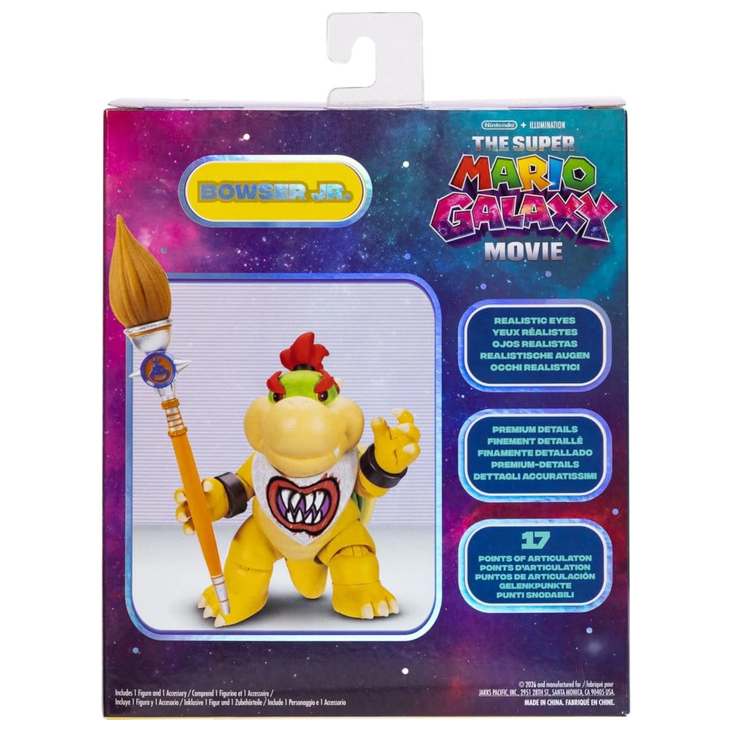The Super Mario Galaxy Movie Action Figure Bowser Jr. 13 cm product photo