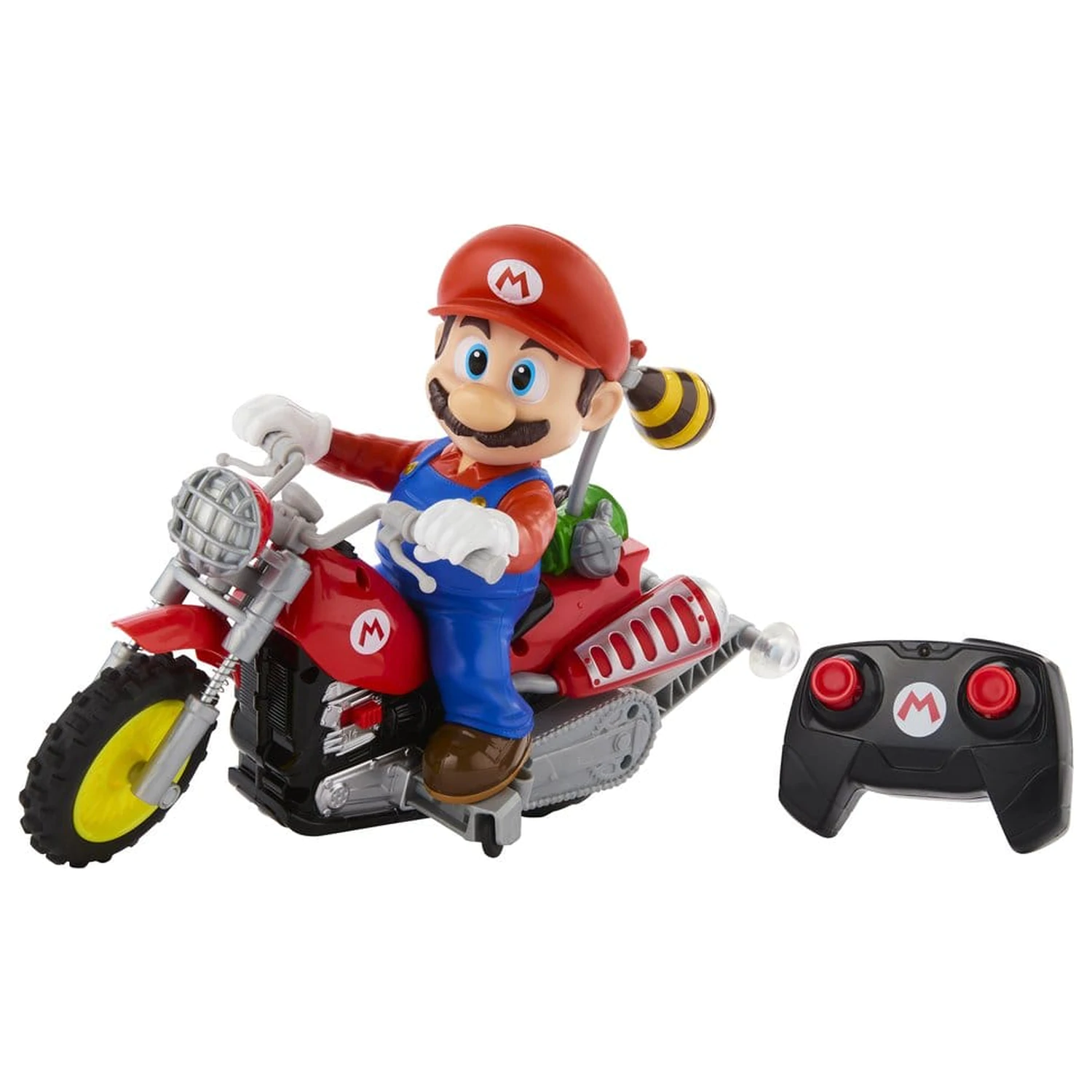 The Super Mario Galaxy Movie Hot Wheels RC Vehicle Mario Wheelie Motocross product photo