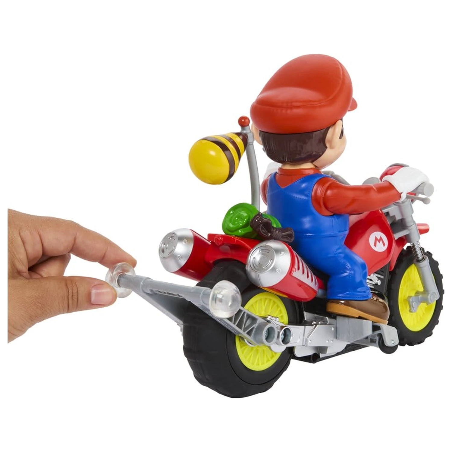 The Super Mario Galaxy Movie Hot Wheels RC Vehicle Mario Wheelie Motocross product photo