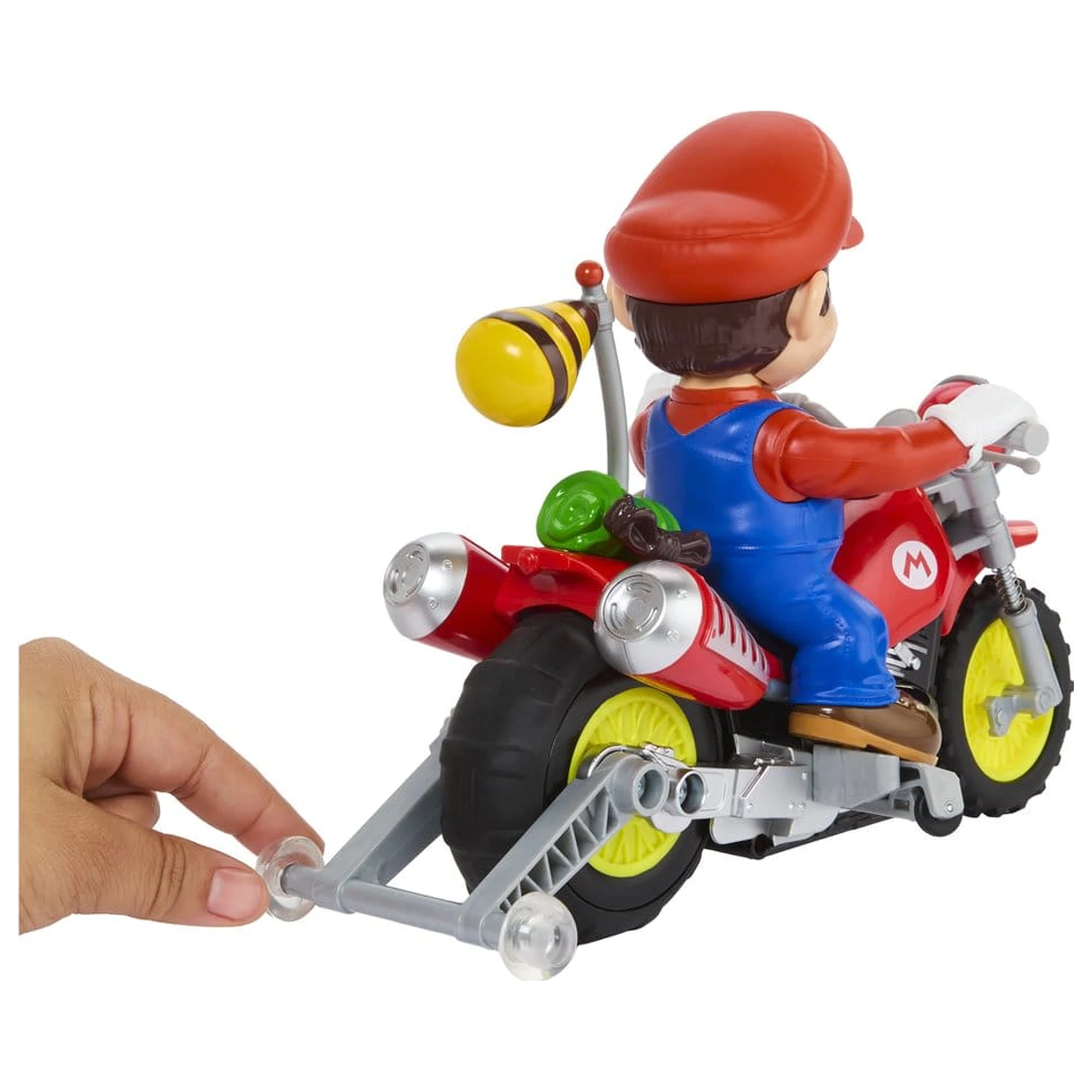 The Super Mario Galaxy Movie Hot Wheels RC Vehicle Mario Wheelie Motocross product photo