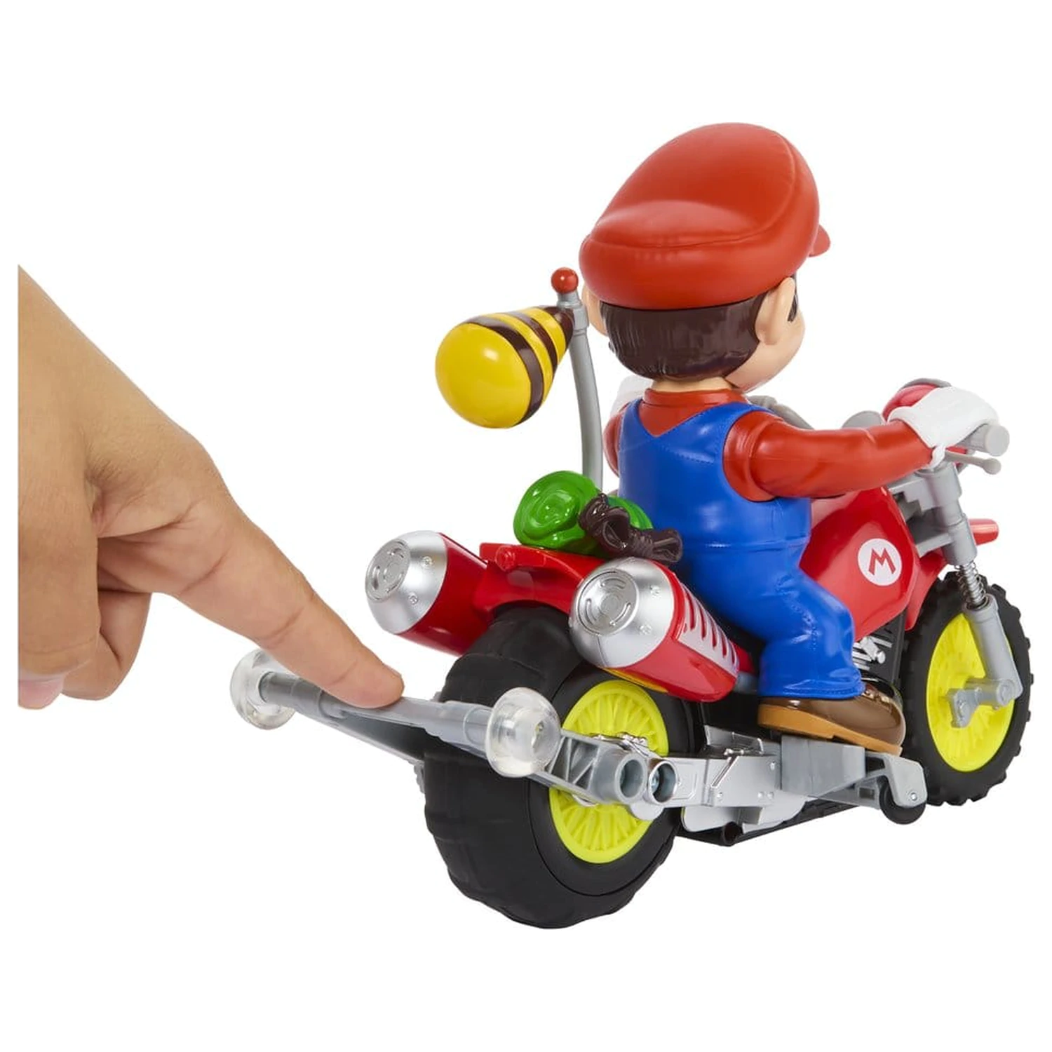 The Super Mario Galaxy Movie Hot Wheels RC Vehicle Mario Wheelie Motocross product photo