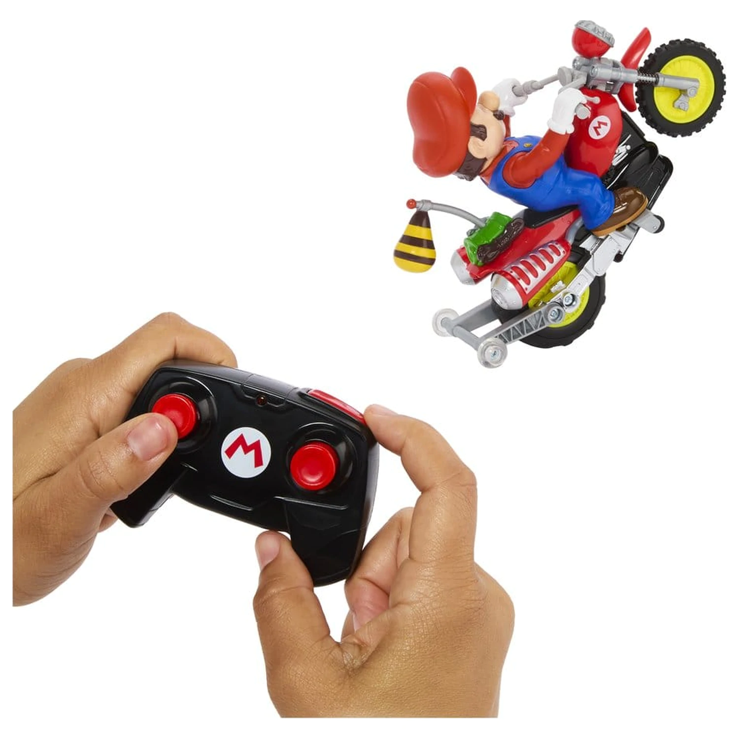 The Super Mario Galaxy Movie Hot Wheels RC Vehicle Mario Wheelie Motocross product photo